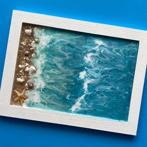 Beach Resin Art