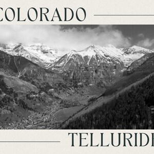 Denver, Colorado Postkaart Vintage Stijl: zwart-witfotografie