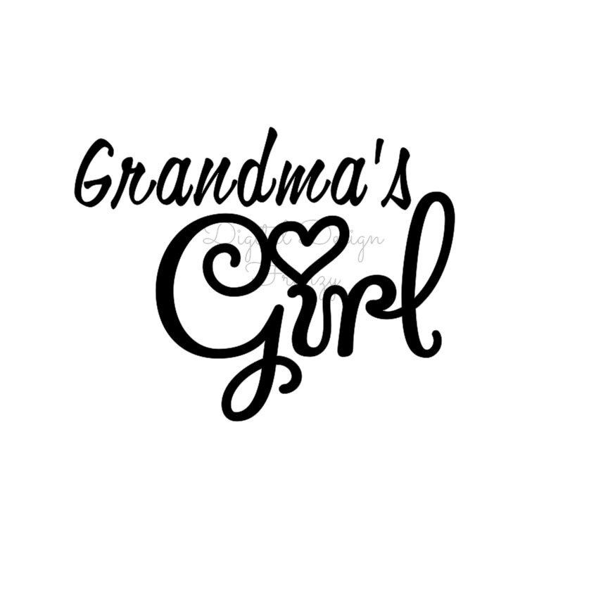 Download Grandma's Girl SVG File Instant Download SVG Digital | Etsy