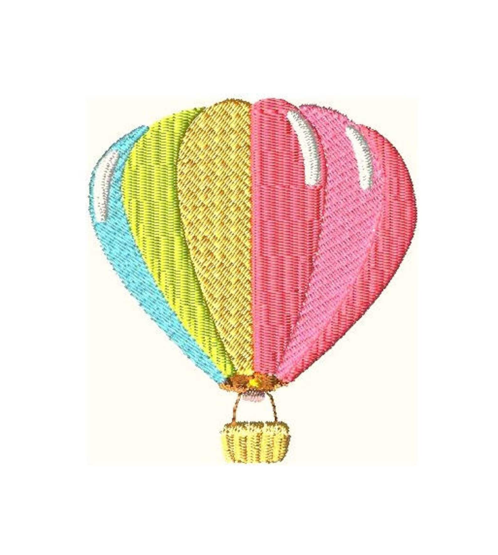Hot air balloon embroidery design baby embroidery designs  etsy