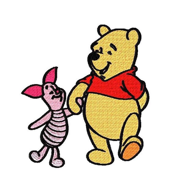 Winnie Der Pooh Und Ferkel Stickerei Design Baby Stickmuster Etsy