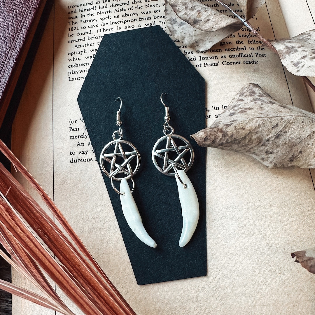 Gothic Ohrringe Set - Schwarze Legierungs-Ohrringe Im Grusel-Design Für Halloween