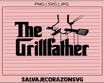 Grill Master SVG | The Grill Father | Grill Apron Designs | Grill Legend | Barbecue | BBQ Master | Funny Barbecue sayings