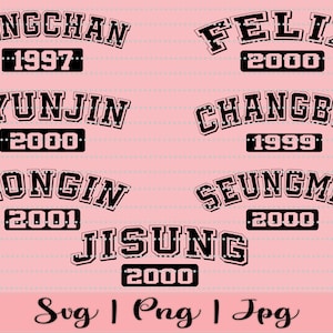 Stray Kids Svg Eps Pdf Jpg Png | Stay Decal | Vector files for Cricut and Silhouette | SKZ Svg | Stray Kids Clip Art | Stray Kids Athletic