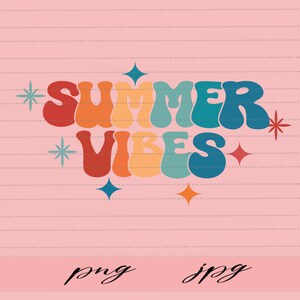 Summer svg, Summer Vibes svg, Retro Summer svg, Summer Cut File, Summer Shirt Design, Summer PNG, SVG, Cricut