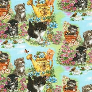 Kitty&#39;s Garden - Custom Made Unisex Men Women Scrub Tops Nursing Uniforms