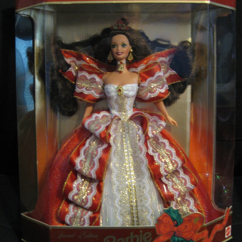 vintage holiday barbie