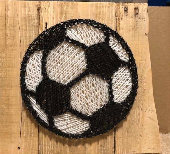 String Art Sign - Soccer Ball - Etsy