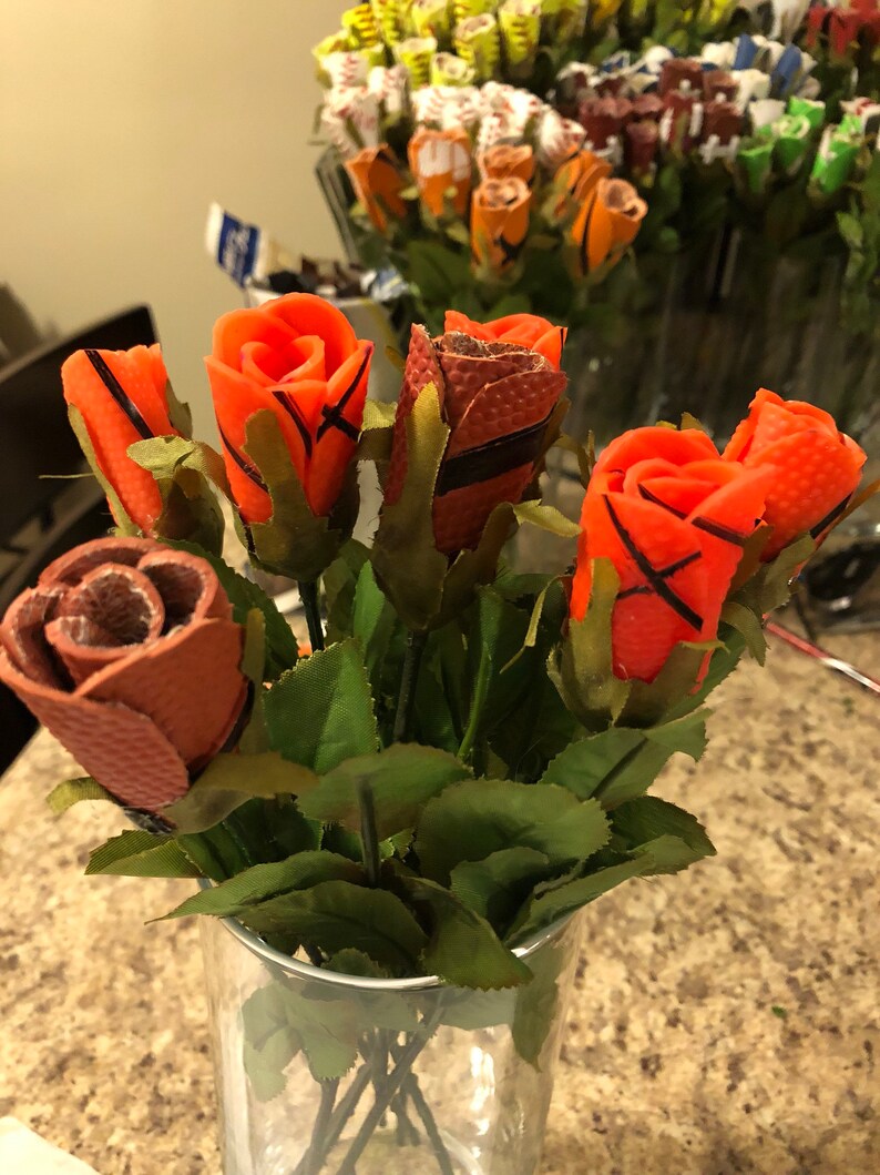 Sports Rose Basketball Etsy