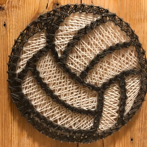 String Art Sign - Volleyball