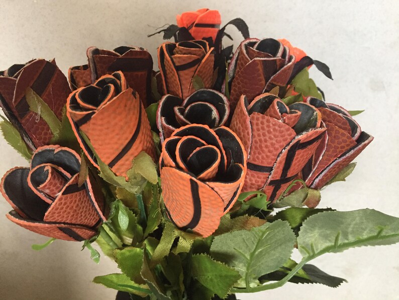 Making Roses Using Basketball's Tutorial Sports Rose - Basketball - Etsy