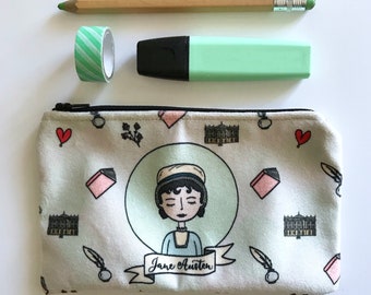Jane Austen Pouch Bag