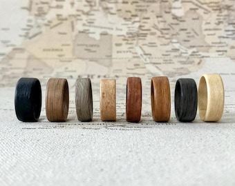 Bentwood Wooden Rings (Exotic/ Domestic)