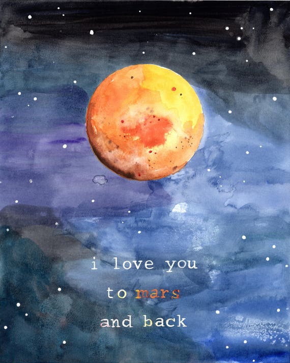 Liebe dich bis zum mars und zurück