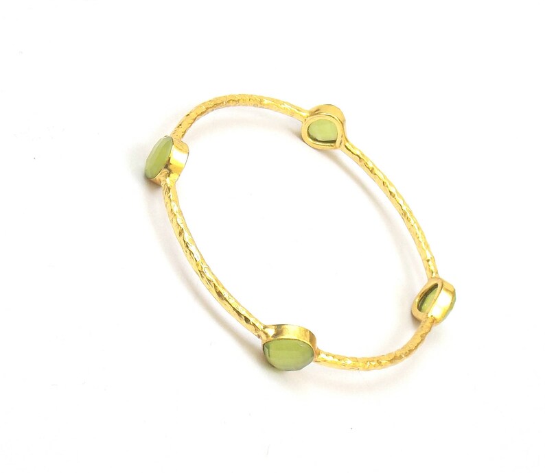 10/% OFF Green Monolisa Heart Gold Plated Jewelry Charm Bangles 8 mm Heart Wedding Bangles Fashion Bangles Ladies Bangles JMI25057