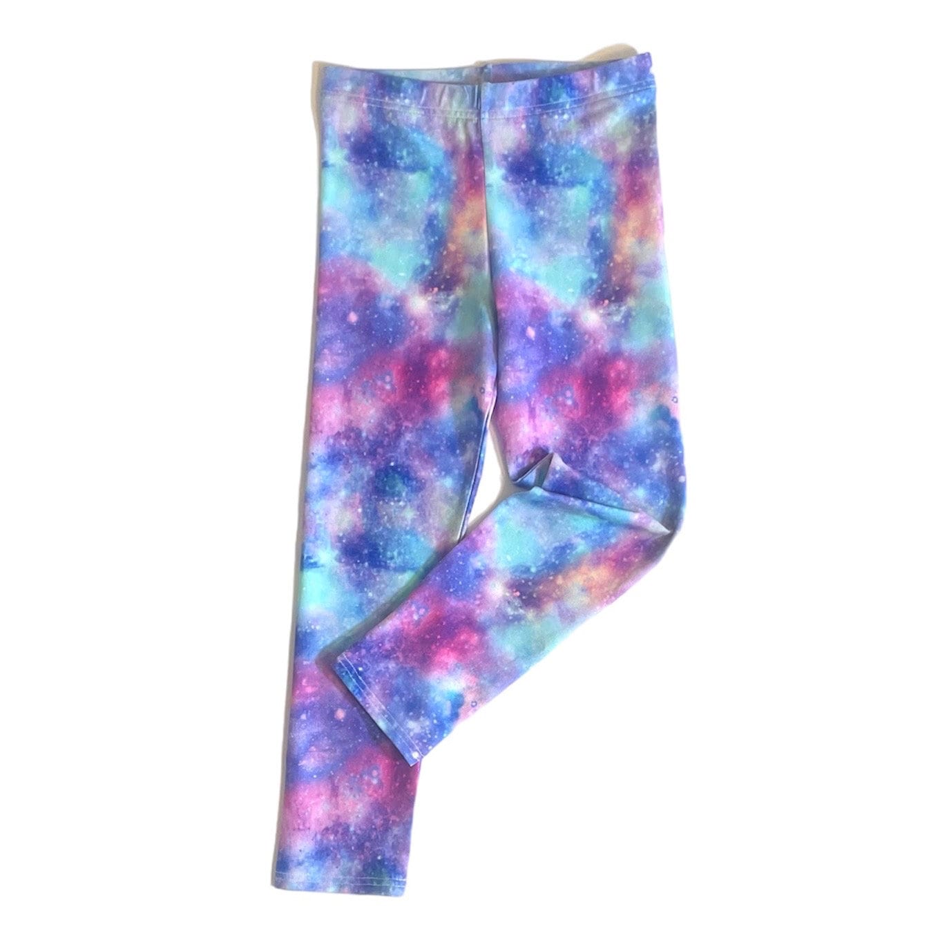 Blue Swirl Galaxy Leggings