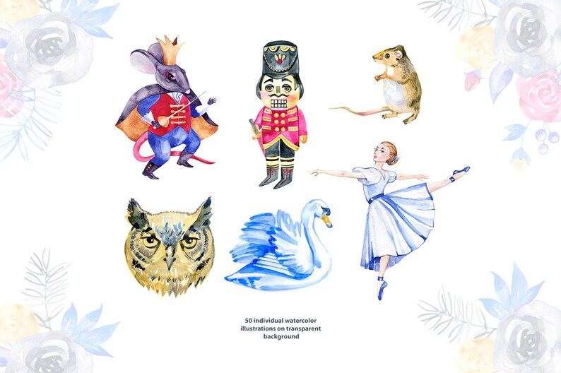 Download Clip Art Art Collectibles Winter Clipart Watercolor Nutcracker Png Clipart Watercolor Christmas Clipart