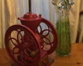 Antique Coffee Mill Lamp Enterprise MFG Co Philadelphia 1800 39 s Ted Cast Iron Farmhouse General Store Decor