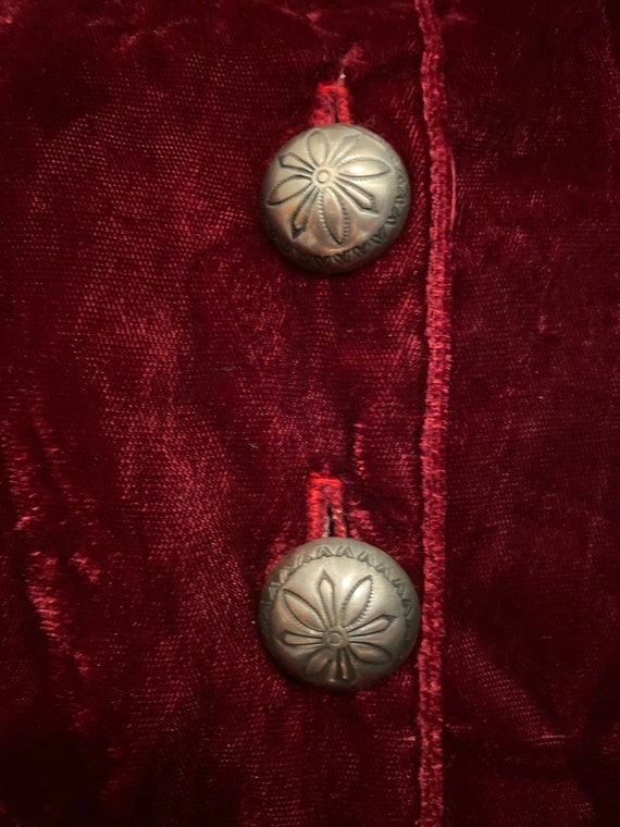 Double D Ranch Patchwork Prairie Dress Burgundy V… - image 4