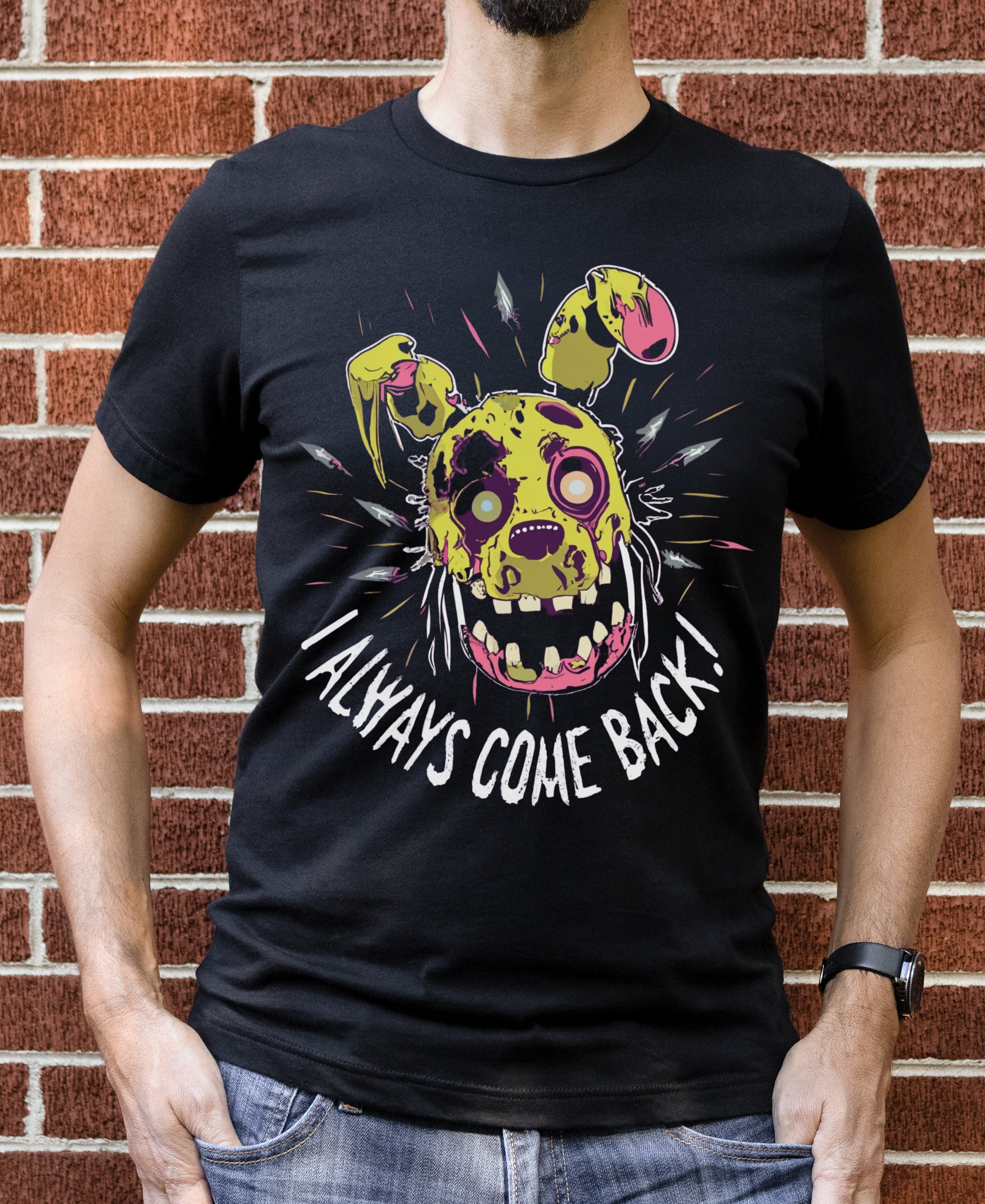 Five Nights At Freddy's 3 Springtrap Jumbo Graphic T-Shirt