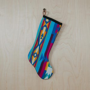 Christmas Stocking | Heirloom | Christmas Decor | Southwestern Decor | Geometric | Tribal | Handmade | Pendleton Woolen Mill Fabric