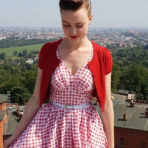 Cárdigan bolero corto YEMAK para mujer: jersey de punto suave, básico, clásico, informal, de manga corta y cuello redondo (tallas S-L)