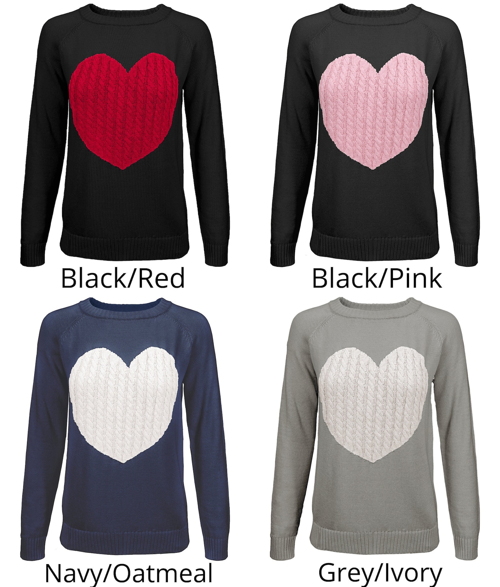 YEMAK Women's Long Sleeve Crewneck Knit Sweater - Soft, Casual Pullover (Sizes S-L) 10 thumbnail image