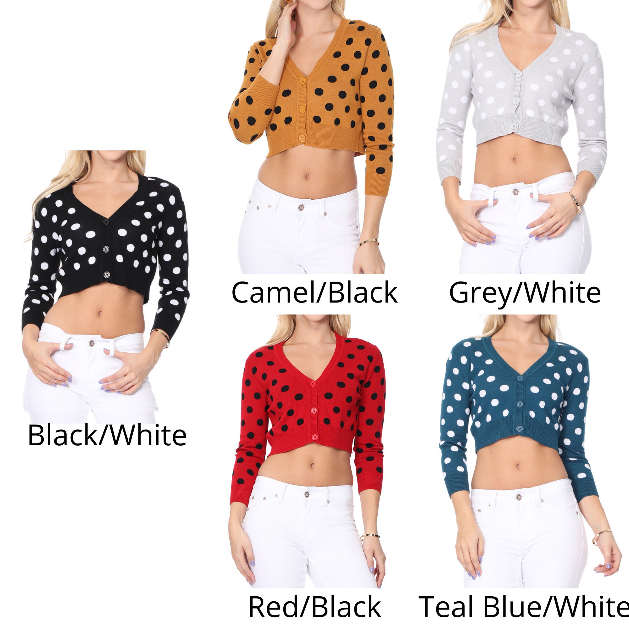 YEMAK Women's Knit Cardigan Sweater – Long Sleeve V-neck YEMAK Women's Knit Cardigan Sweater – Long Sleeve V-neck