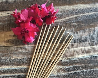 Vrindavan bloemenwierookstokjes 250 gram, traditionele Indiase wierook, handgerold met etherische oliën, yoga