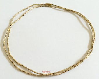 Tulsi Mala Kanthi, Vrindavan Tulasi Halsband i Bulk, Hinduiska Krishna Bönepärlor, Smycken med helig basilika