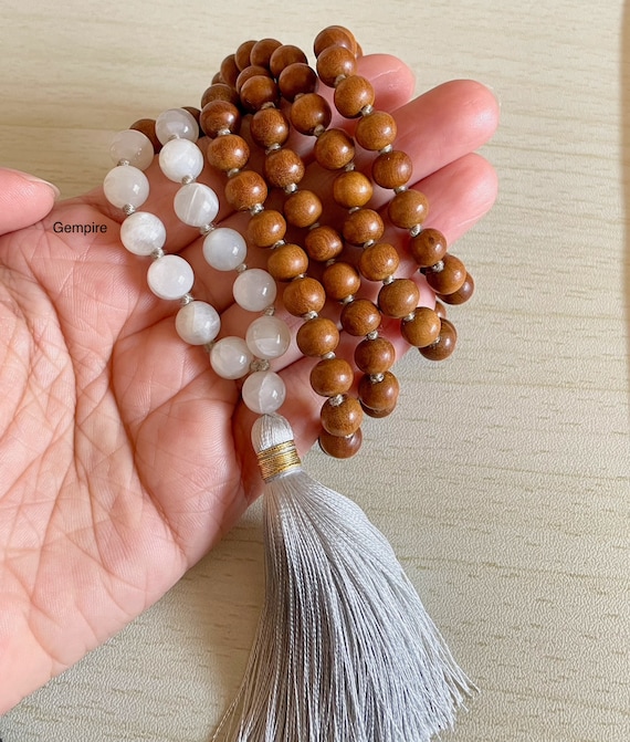 Moonstone on sale mala beads