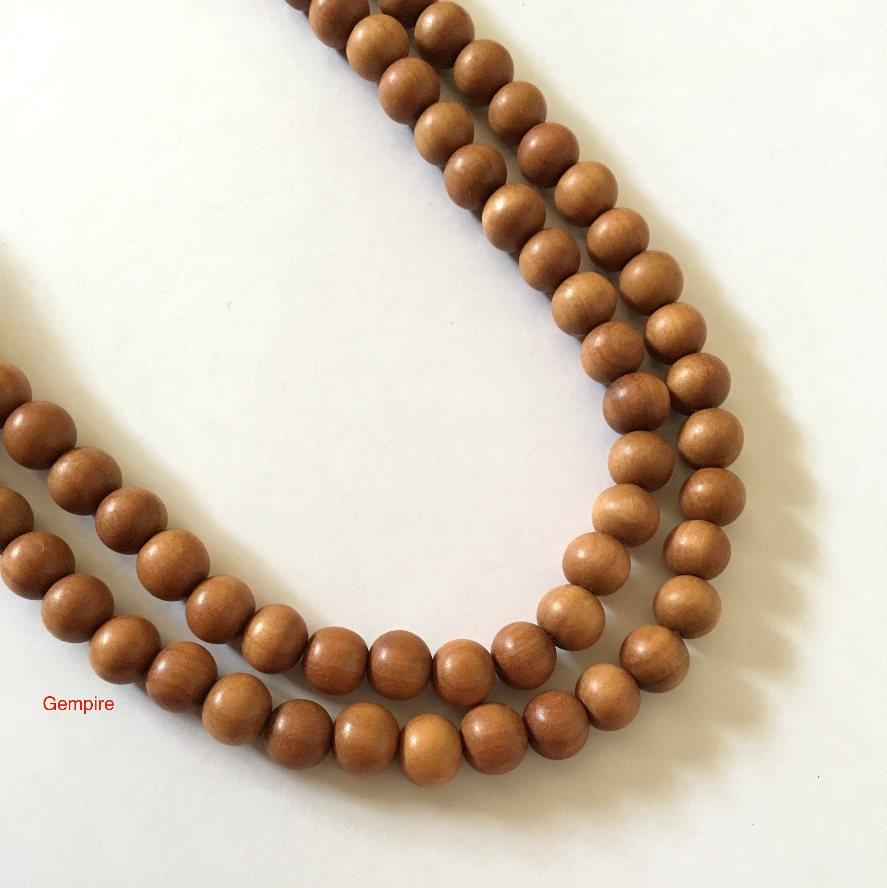 Sandalwood Beads 8 Mm 5 Strands 545 Beads / Sandalwood Mala - Etsy