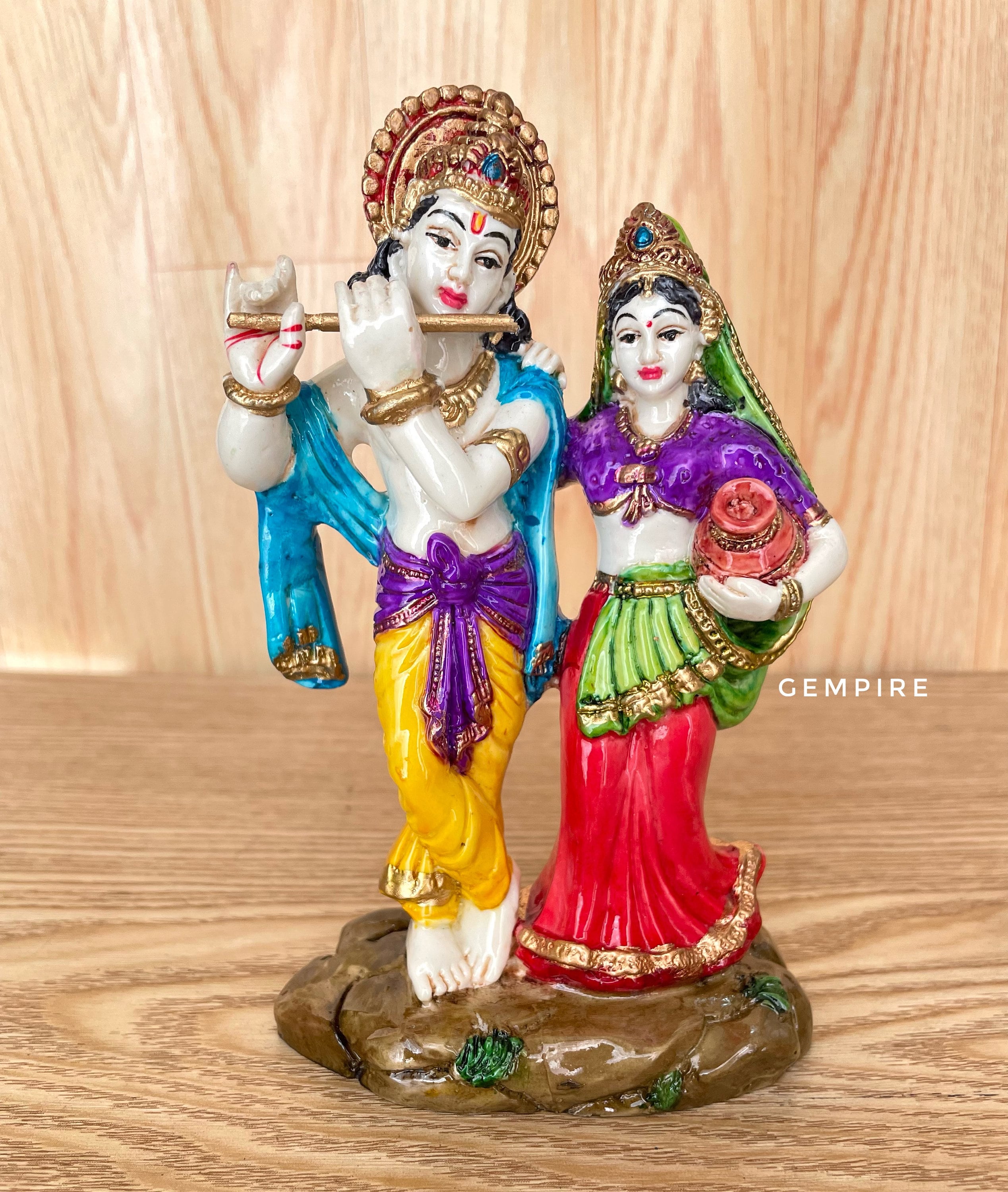 Amazon｜Sri Krishna Culture Polyresin Lord Krishna Idol 3.5