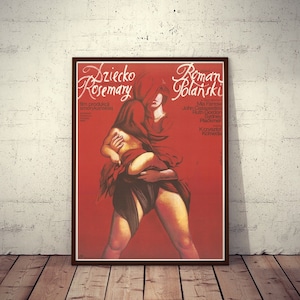 Polnisches Poster von Wieslaw Walkuski - ROSEMARY'S BABY 27x38cm von Roman Polanski!