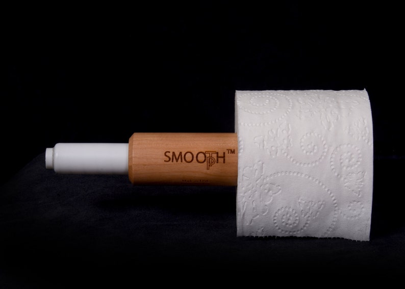 Smooth TP Handcrafted Wooden Roller for Toilet Paper image 4