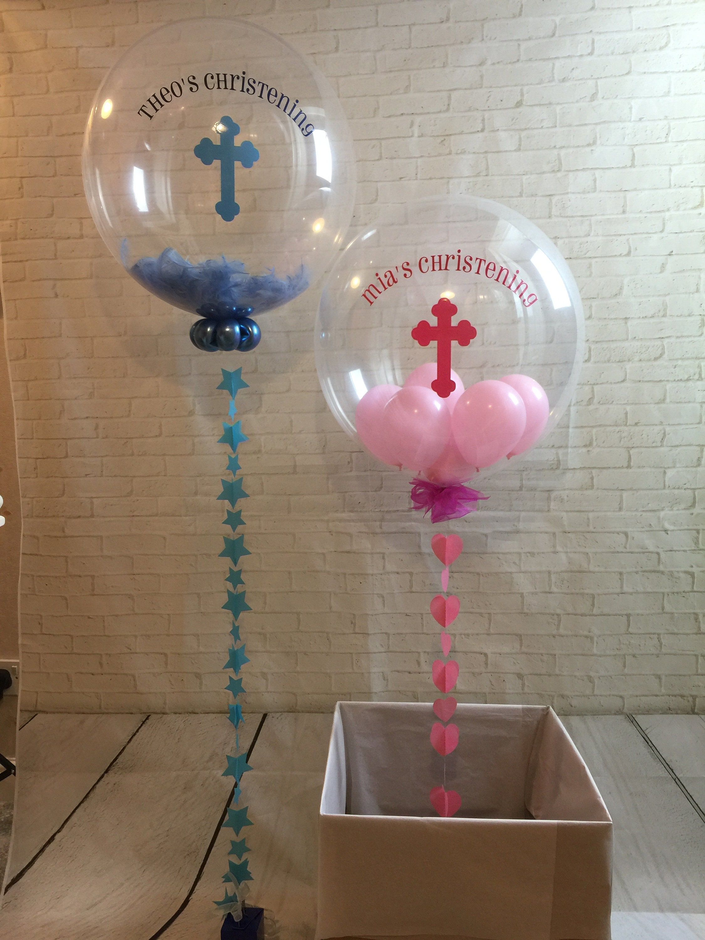 Personalised boy christening balloon/Naming ceremony/Baby boy Etsy