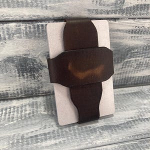 Compact card holder|Card Holder leather| Leather card wallet| Wallet ID Holder| Minimalist holder | Front Pocket Wallet| Credit Card Wallet