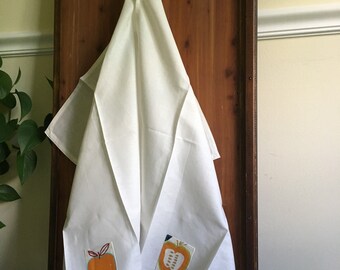 Linen and Cotton Tea Towels Kitchen / Table / Gift set of 2