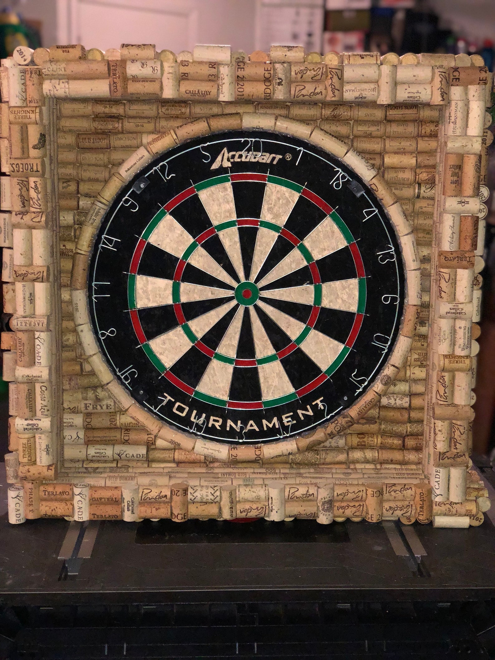 Handmade Cork Dartboard - Etsy