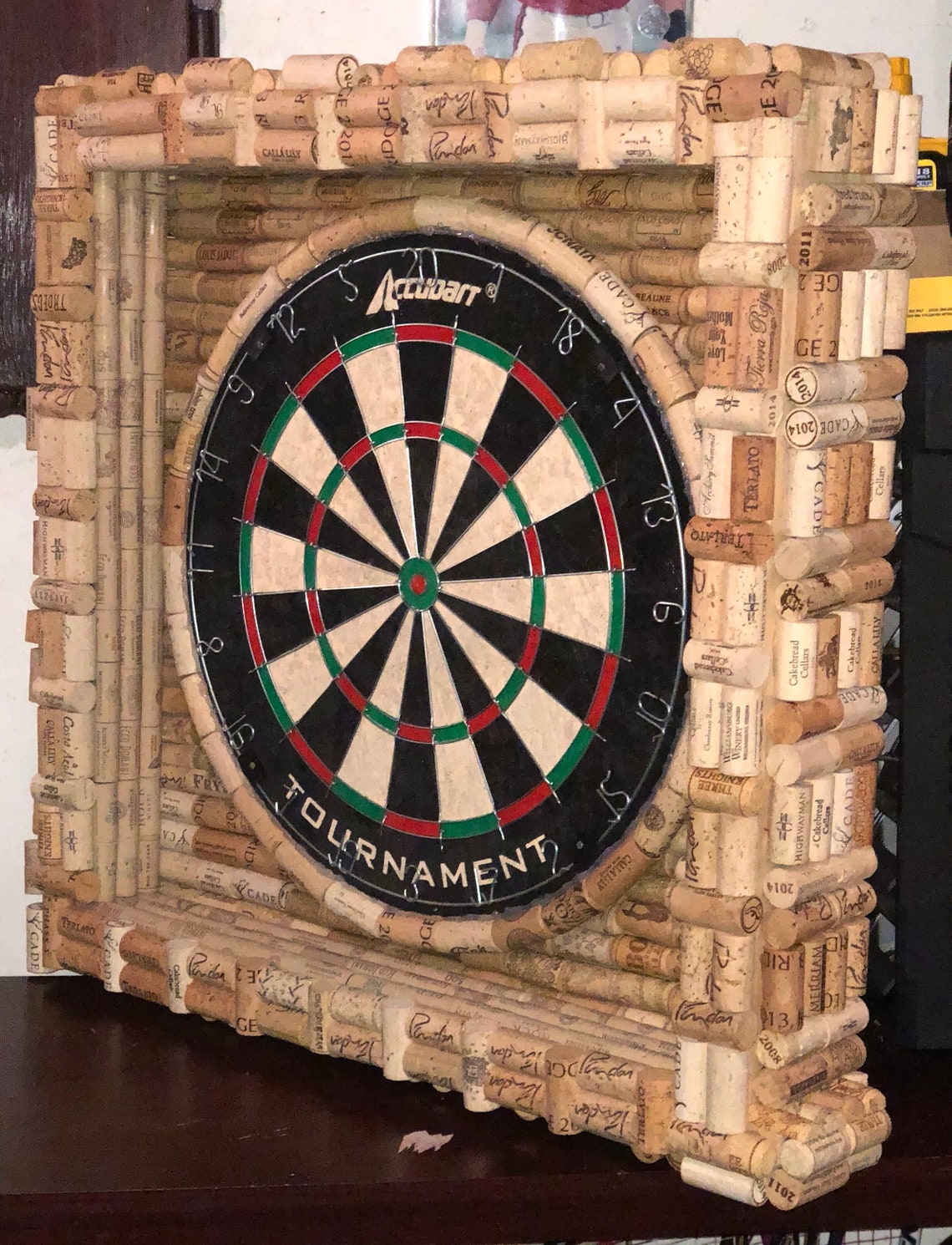 Handmade Cork Dartboard - Etsy