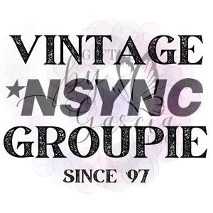 no strings attached, boy band, vintage groupie, tour, png, sublimation, star, 1997
