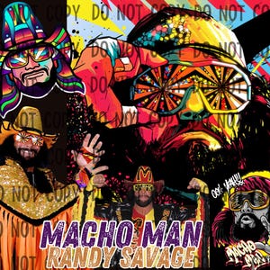 macho man tumbler wrap, sublimation, ohhhh yeahhhhh, 20 oz tumbler wrap