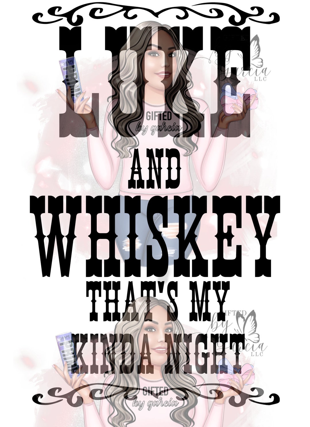 Luke and Whiskey, Thats My Kinda Night. Png, Luke Combs, Country. Etsy