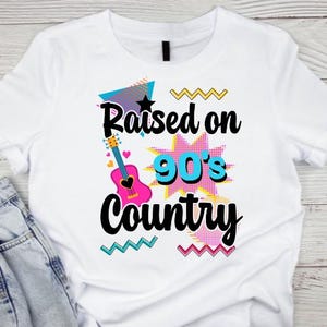 raised on 90s country, 90s country, digital design.