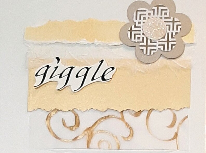 Birthday or Graduation Personalized Mother/'s Day Collage Calligraphy Card Set of 4 Handcrafted