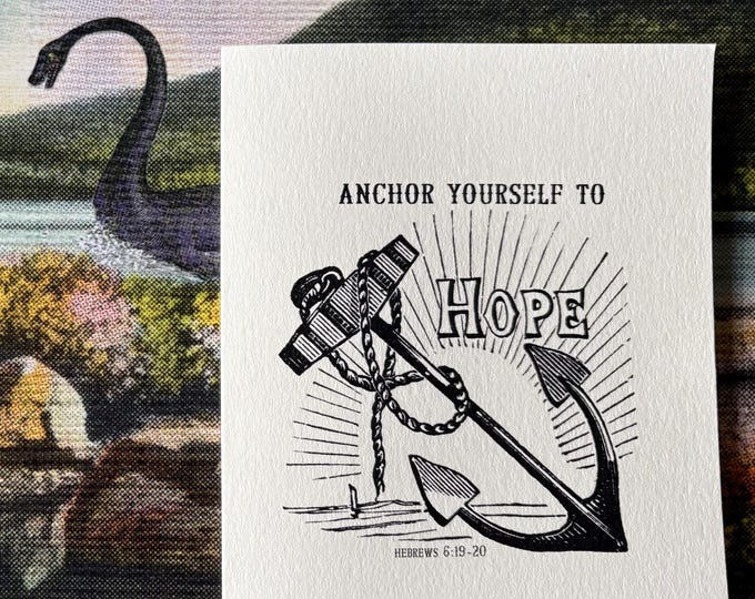 Featured listing image: Anchor Yourself to Hope Card
