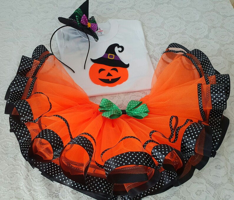 pumpkin tutu outfit