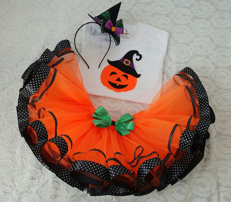 pumpkin tutu outfit