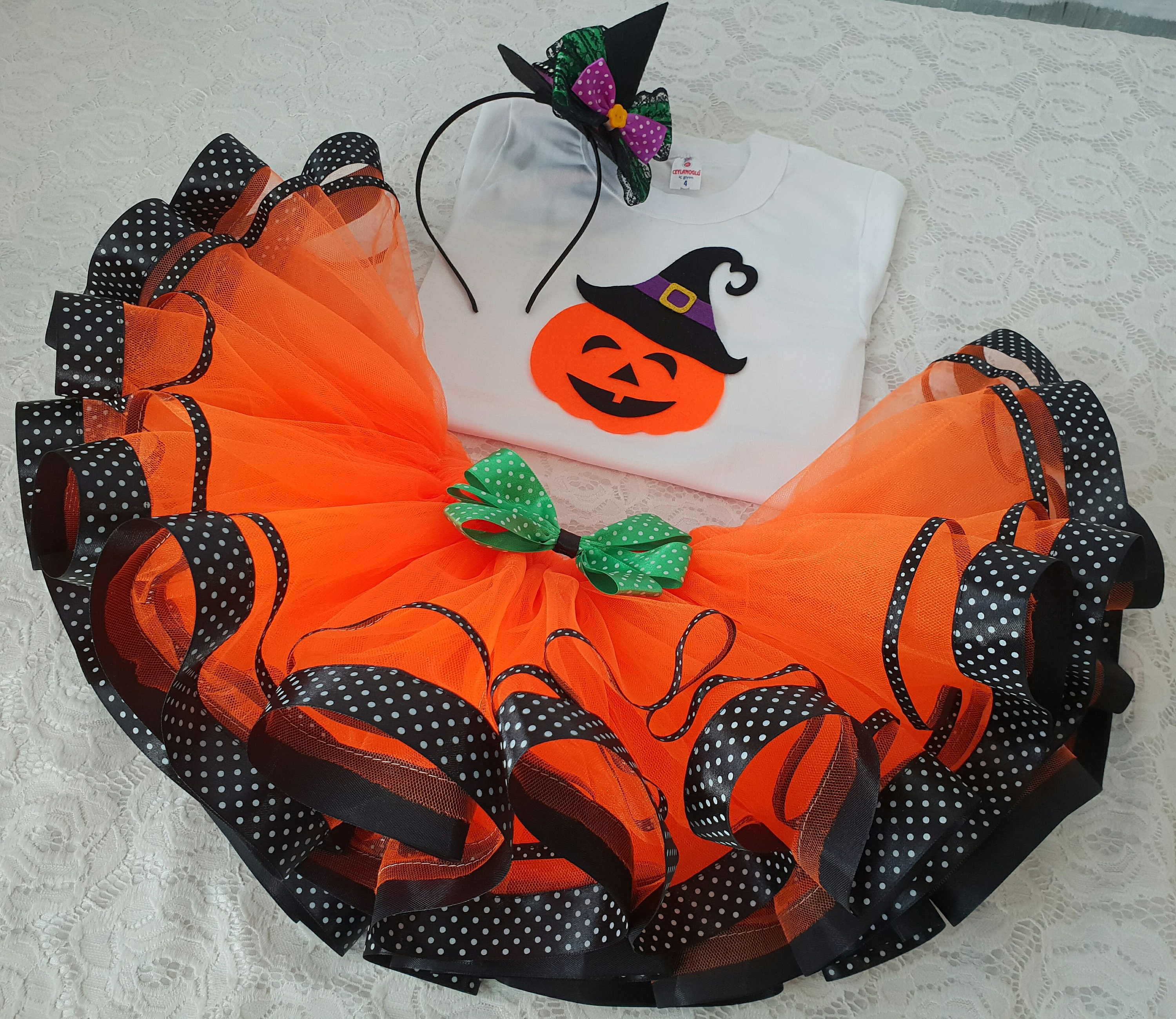 pumpkin tutu outfit
