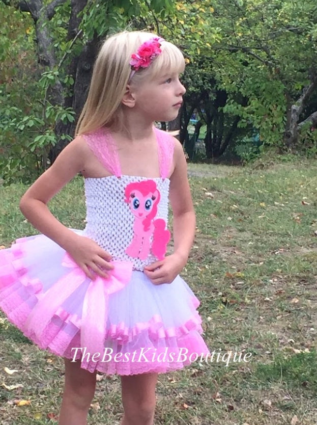 Pink Party Tutu Outfit Shopkins 2nd Birthday Dress -With NAME- 